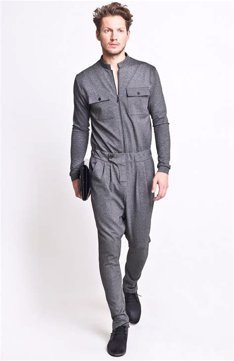 jumpsuit model old man.